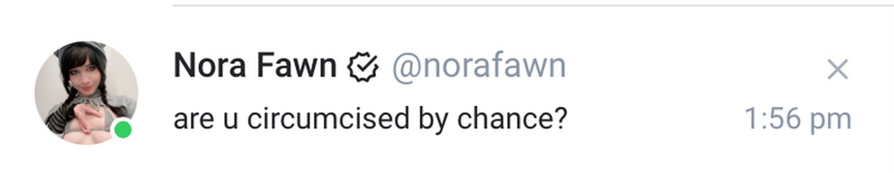 Full leaked Norafawn private onlyfans photo